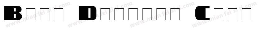 Boya Display Caps SSi字体转换